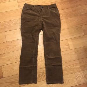 Brown corduroy pants